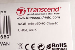 Transcend microSDHCカード 32GB Class10 UHS-I対応
